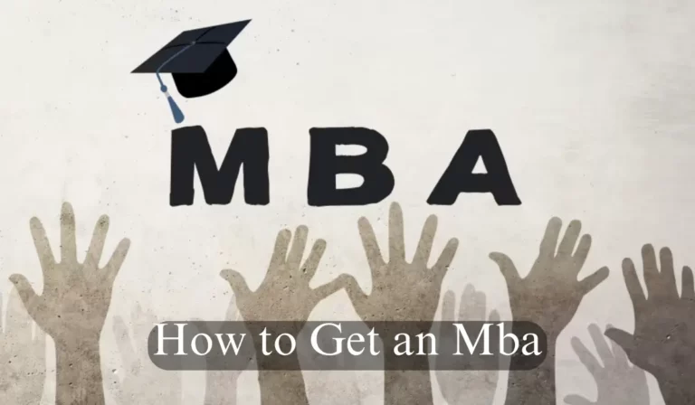 How to Get an Mba
