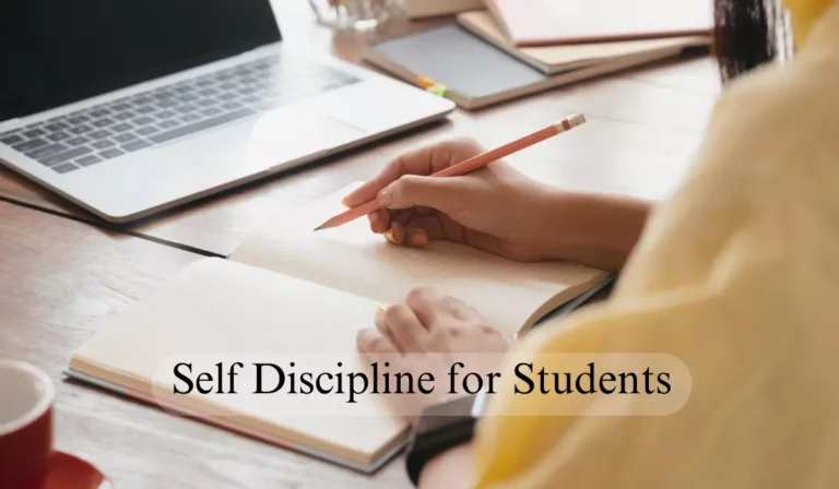 Self Discipline for Students