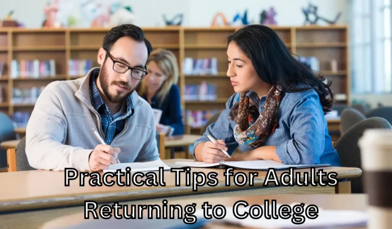 Tips for Adults Returning to College
