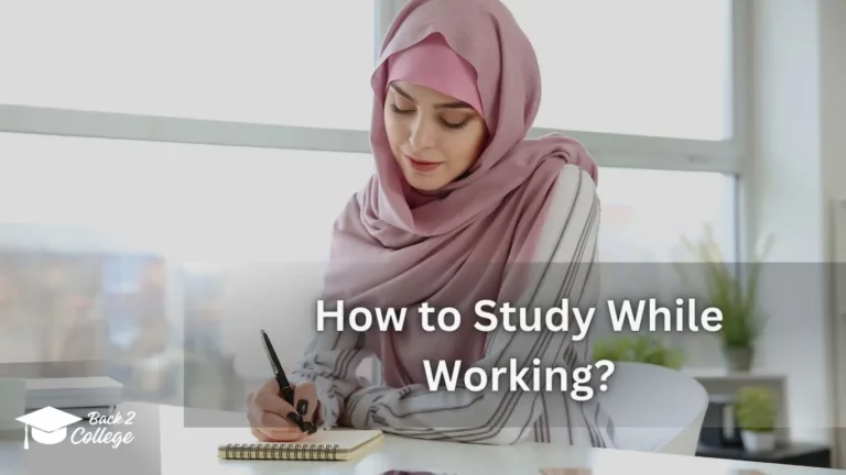 How to Study While Working