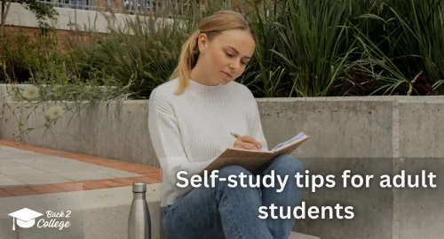 Self Study Tips for Adult Students
